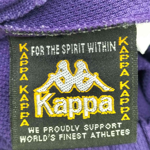 カッパ Kappa 90s ロゴ刺繍 サイドジップ トラックパンツ メンズ O