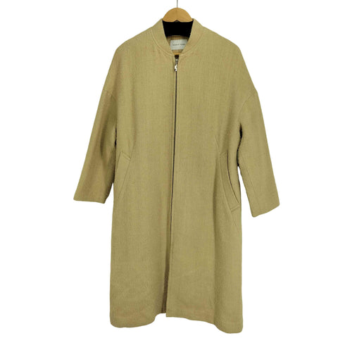 アダムエロペ Adam et Rope ツイードロングスタジャンコート レディース