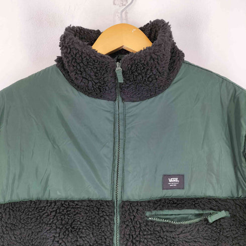 バンズ VANS ナイロン切り替え フリースジャケット メンズ import:M