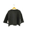 Cullut サイドジップ クロップド クルーネックシャツ レディース