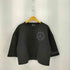 Cullut サイドジップ クロップド クルーネックシャツ レディース