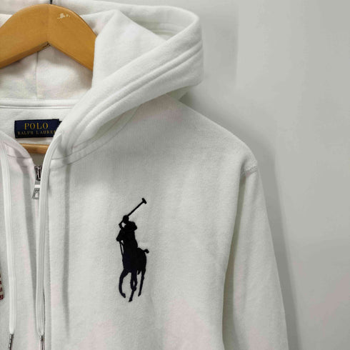 ポロラルフローレン POLO RALPH LAUREN ビックポニー 星条旗刺繍 ジップパーカー メンズ JPN:M