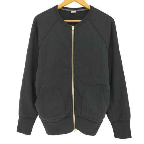 バーンズ アウト フィッターズ BARNS OUT FITTERS Zip Up Cardigan Pigment Dye フルジップトレーナー メンズ L