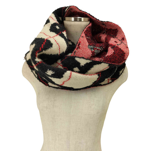 ヴィヴィアンウエストウッドアクセサリー Vivienne Westwood Accessories ウール混 総柄 スヌード オーブ レディース