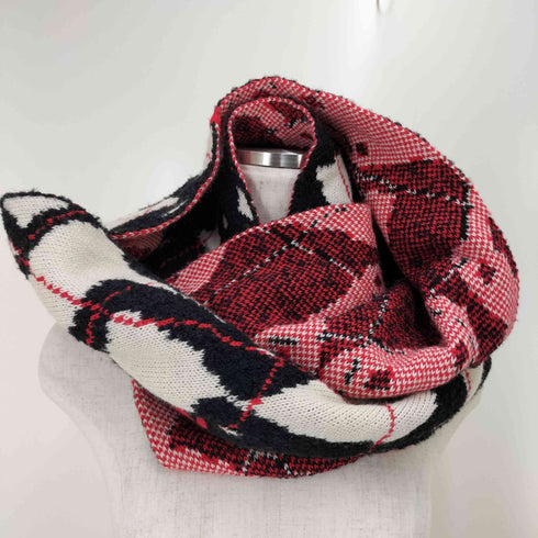 ヴィヴィアンウエストウッドアクセサリー Vivienne Westwood Accessories ウール混 総柄 スヌード オーブ レディース