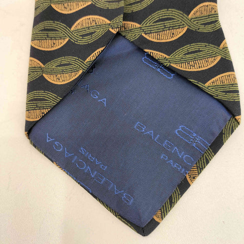 バレンシアガ BALENCIAGA 幾何学柄 ネクタイ メンズ