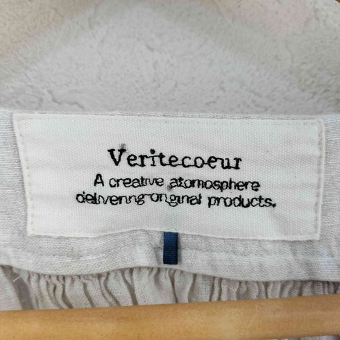 ヴェリテクール veritecoeur 後ろギャザースクエアチュニックワンピース レディース FREE