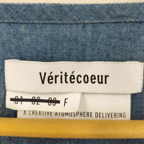 ヴェリテクール veritecoeur シャンブレー ワンピース レディース FREE
