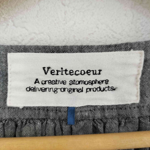 ヴェリテクール veritecoeur 後ろギャザースクエアチュニックワンピース レディース FREE