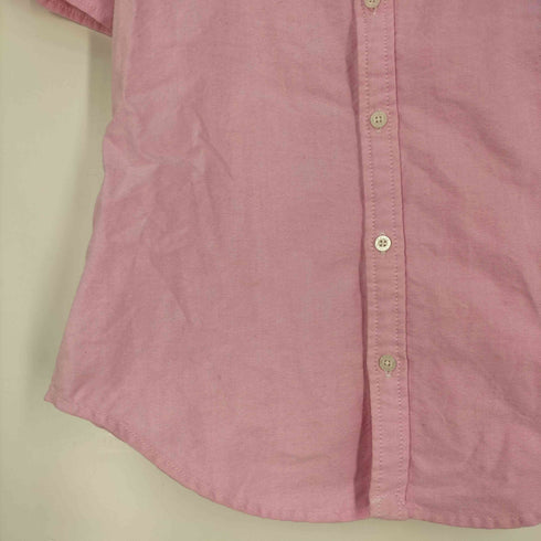 ポロラルフローレン POLO RALPH LAUREN ポニー刺繍 丸襟 パフスリーブ 半袖シャツ レディース 150