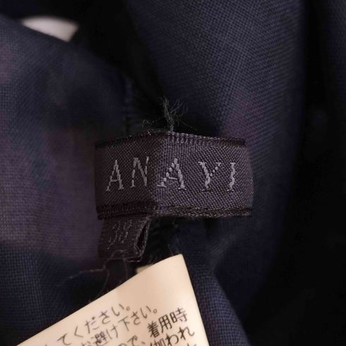 アナイ ANAYI フリル ノースリーブ シアーブラウス レディース JPN:38