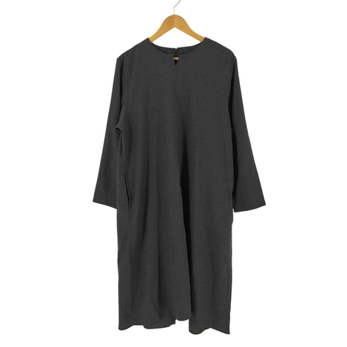 ムジ MUJI プルオーバー長袖 ワンピース レディース XXL