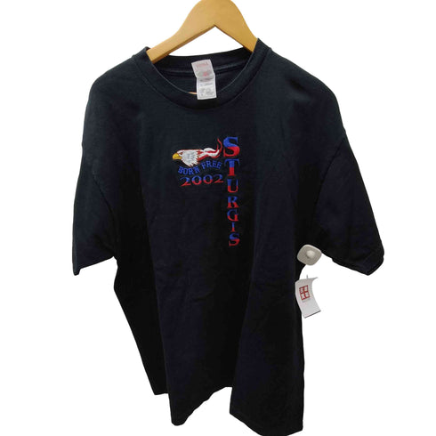 FRUIT OF THE LOOM ボディ HEAVY COTTON STURGIS ホーク 鷹 刺繍 Tシャツ メンズ import:XL