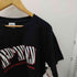 GILDAN ボディ PTO ゼブラ柄 ロゴ プリント Tシャツ メンズ import:XL