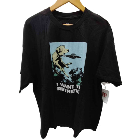THINKGEEK I WANT TO RETRIEVE レトリバー アニマルプリント Tシャツ メンズ import:XXL