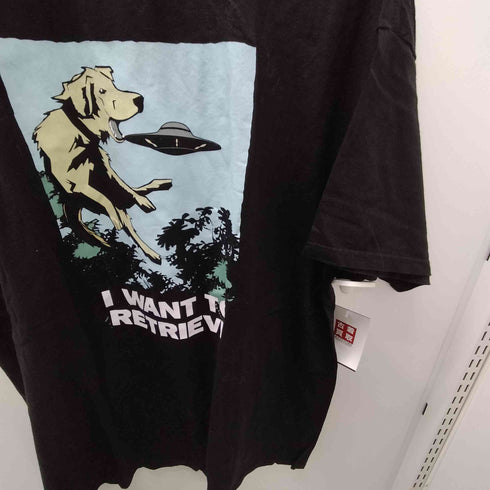 THINKGEEK I WANT TO RETRIEVE レトリバー アニマルプリント Tシャツ メンズ import:XXL