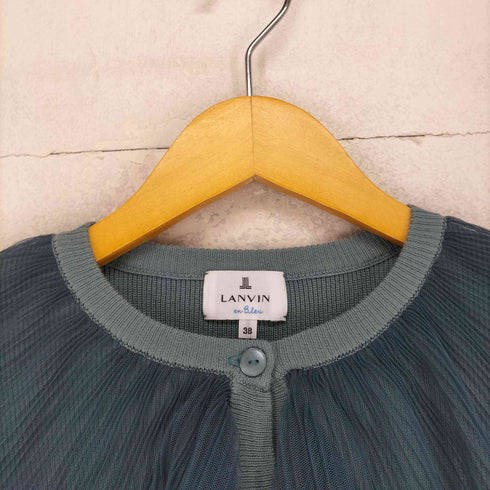 ランバンオンブルー LANVIN en Bleu チュールカーディガン レディース JPN:38