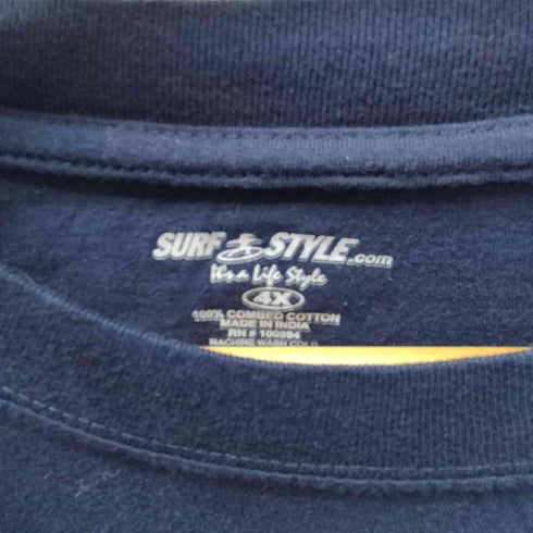 SURF STYLE PANAMA CITY BEACH アーチ ロゴ プリント Tシャツ ビッグサイズ メンズ 4X
