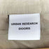 アーバンリサーチドアーズ URBAN RESEARCH DOORS コットンボイルギャザーワンピース レディース ONE SIZE