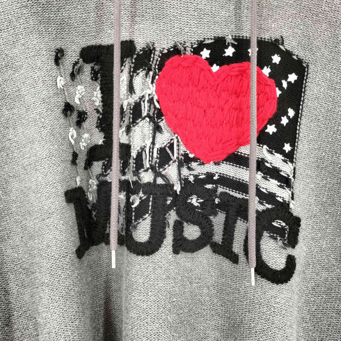 ダイリク DAIRIKU 25SS I LOVE MUSIC Pullover Knit メンズ FREE