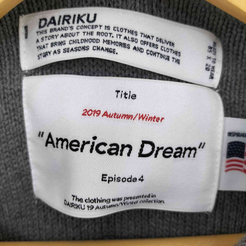 ダイリク DAIRIKU 25SS I LOVE MUSIC Pullover Knit メンズ FREE