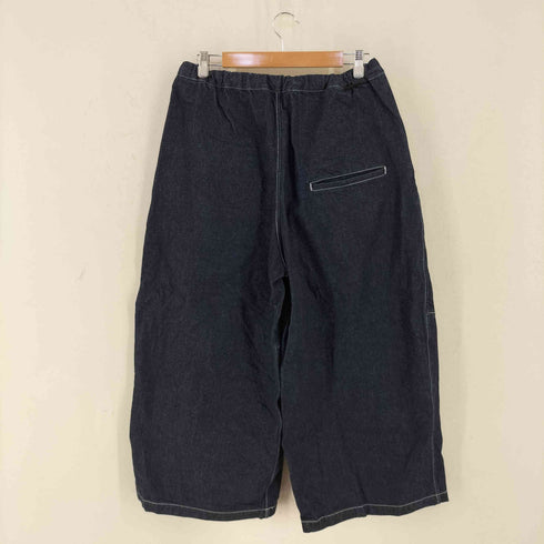 プール POOL 24AW H& BY POOL ハンドバイプール デニム ワイド パンツ レディース FREE