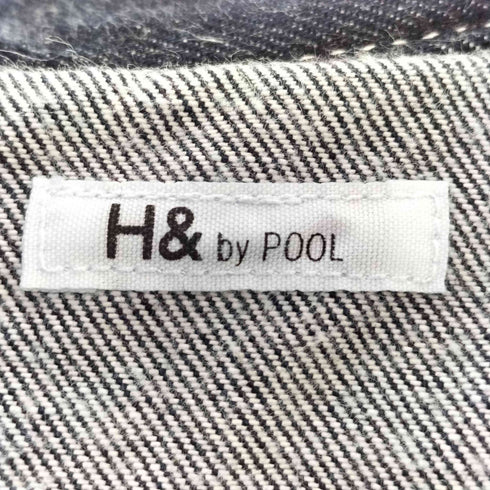 プール POOL 24AW H& BY POOL ハンドバイプール デニム ワイド パンツ レディース FREE