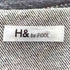 プール POOL 24AW H& BY POOL ハンドバイプール デニム ワイド パンツ レディース FREE