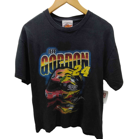 WINNER'S CIRCLE JEFF GORDON 24 両面プリント レーシング Tシャツ メンズ import:L