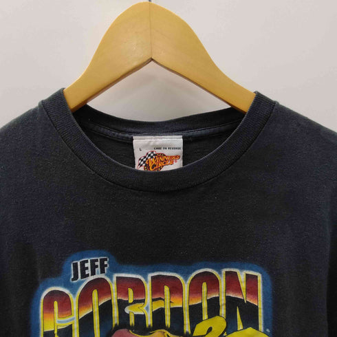 WINNER'S CIRCLE JEFF GORDON 24 両面プリント レーシング Tシャツ メンズ import:L