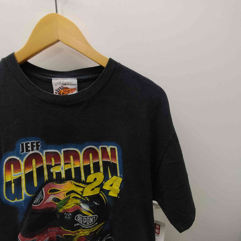 WINNER'S CIRCLE JEFF GORDON 24 両面プリント レーシング Tシャツ メンズ import:L