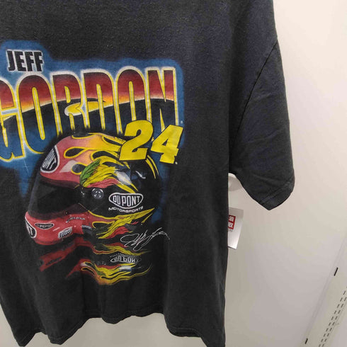 WINNER'S CIRCLE JEFF GORDON 24 両面プリント レーシング Tシャツ メンズ import:L
