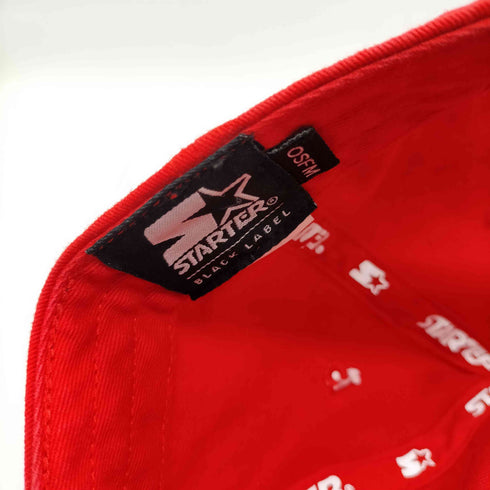 スターターブラックレーベル STARTER BLACK LABEL バックロゴ 刺繍 6パネル キャップ メンズ OSFM