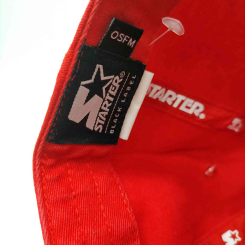 スターターブラックレーベル STARTER BLACK LABEL バックロゴ 刺繍 6パネル キャップ メンズ OSFM