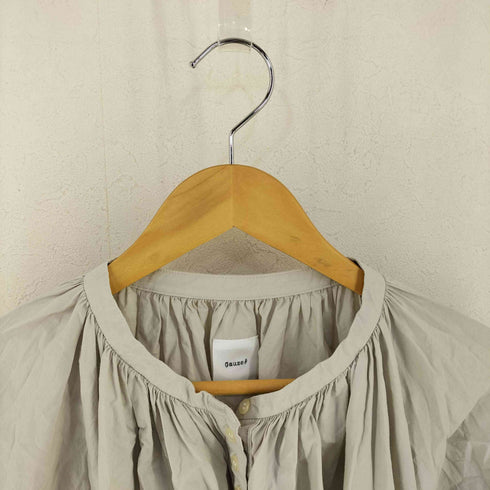 GAUZE♯ ヘンリーネックコットンワンピース elegance レディース FREE