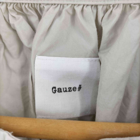 GAUZE♯ ヘンリーネックコットンワンピース elegance レディース FREE