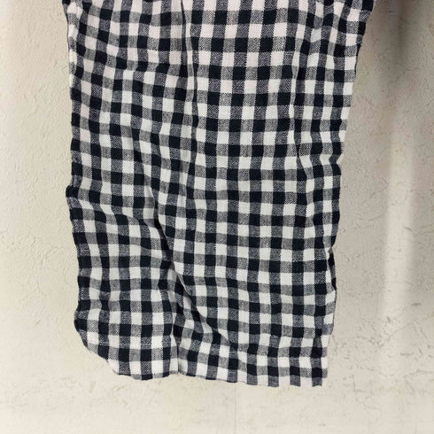 フォグリネンワーク fog linen work リトアニアリネン ギンガムチェックパンツ レディース