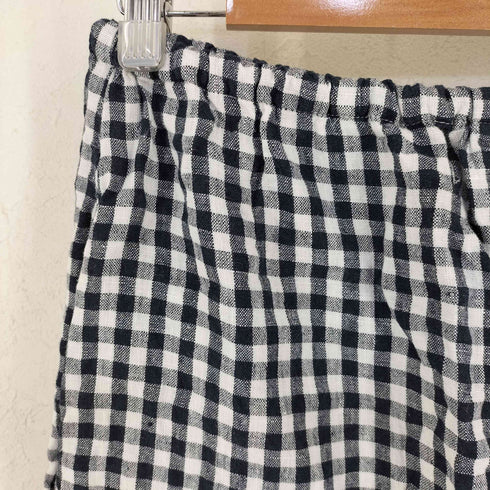 フォグリネンワーク fog linen work リトアニアリネン ギンガムチェックパンツ レディース
