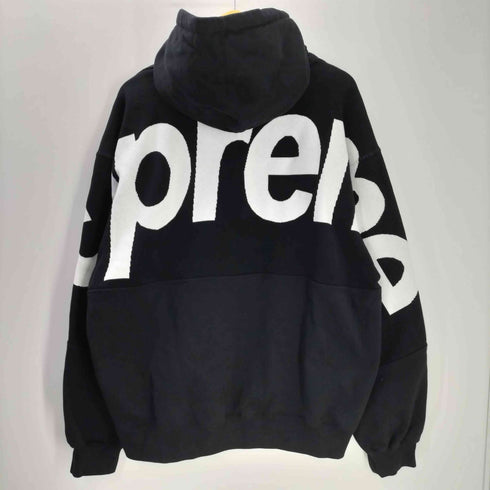 シュプリーム Supreme 23AW Big Logo Jacquard Hooded Sweatshirt Black パーカー メンズ JPN:XL
