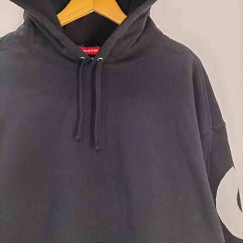 シュプリーム Supreme 23AW Big Logo Jacquard Hooded Sweatshirt Black パーカー メンズ JPN:XL