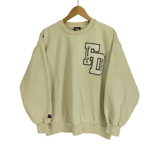 ファーストダウン FIRST DOWN ロゴワッペン 裏起毛 ヘビースウェット メンズ import:M