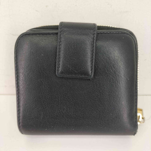 イヴサンローラン Yves Saint Laurent ラウンドファスナー 二つ折り財布 レディース