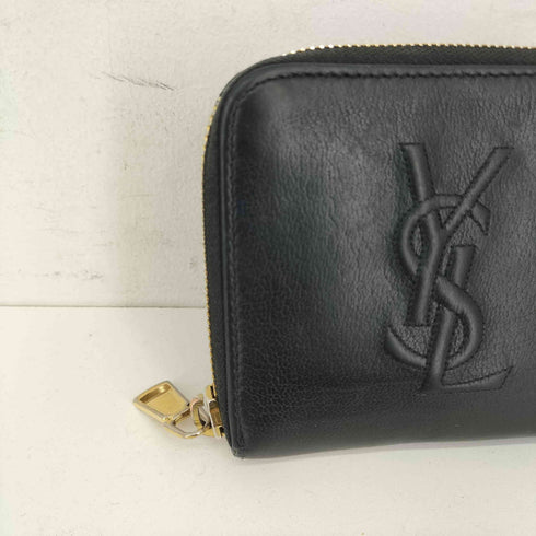 イヴサンローラン Yves Saint Laurent ラウンドファスナー 二つ折り財布 レディース