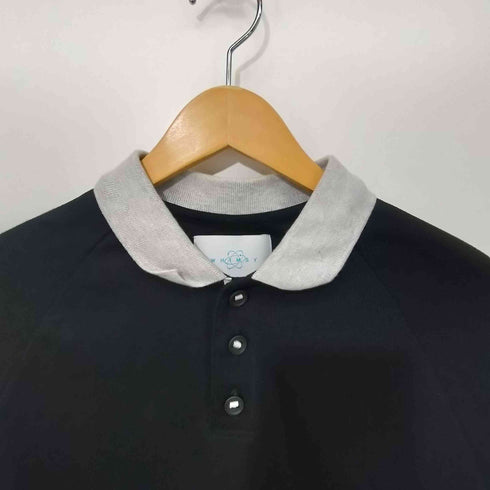 ウィムジー WHIMSY 22SS POLO SWEAT SHIRT BLACK メンズ JPN:L