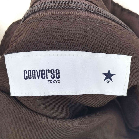 コンバーストウキョウ CONVERSE TOKYO LACE-UP CANVAS TOTE BAG レディース