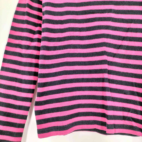 ラルフローレン RALPH LAUREN ポ二ー刺繍 ボーダー クルーネックTシャツ レディース import:S