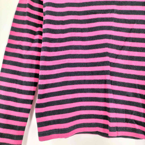 ラルフローレン RALPH LAUREN ポ二ー刺繍 ボーダー クルーネックTシャツ レディース import:S