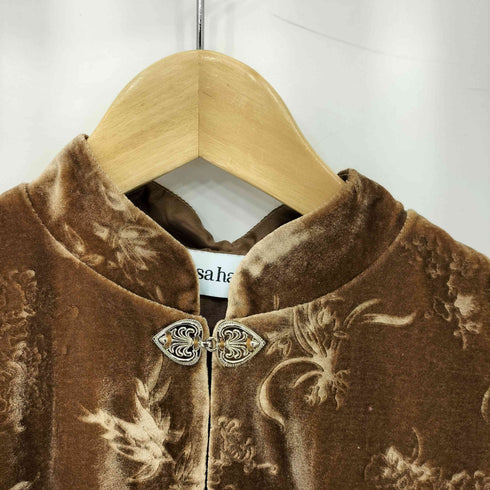サハラ sahara Velours China Hook Shirt レディース
