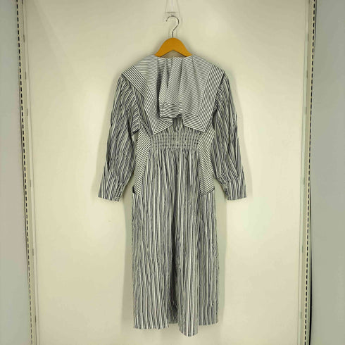 エレンディーク ELENDEEK 2WAYスクエアカラー長袖ワンピース レディース JPN:1