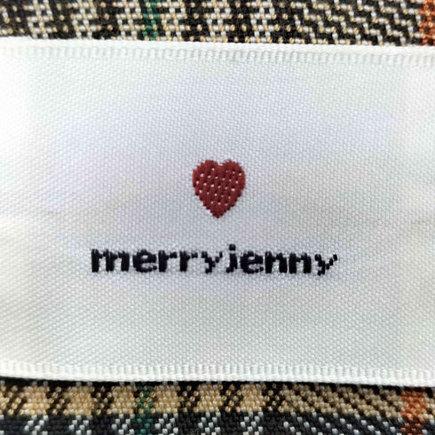 メリージェニー merry jenny フリルチェック柄テーラードジャケット レディース FREE